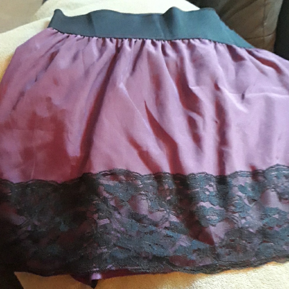 Purple skirt